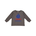 thumbnail image 1 of Inktastic Captain Adorable, Sail Boat, Sailing - Red Blue Boys Long Sleeve Toddler T-Shirt, 1 of 5