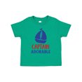 thumbnail image 1 of Inktastic Captain Adorable, Sailing Boat, Sailor, Sailing Boys Toddler T-Shirt, 1 of 5