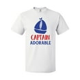 thumbnail image 1 of Inktastic Captain Adorable, Sail Boat, Sailing - Red Blue T-Shirt, 1 of 5