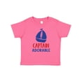 thumbnail image 1 of Inktastic Captain Adorable, Sailing Boat, Sailor, Sailing Boys Baby T-Shirt, 1 of 5
