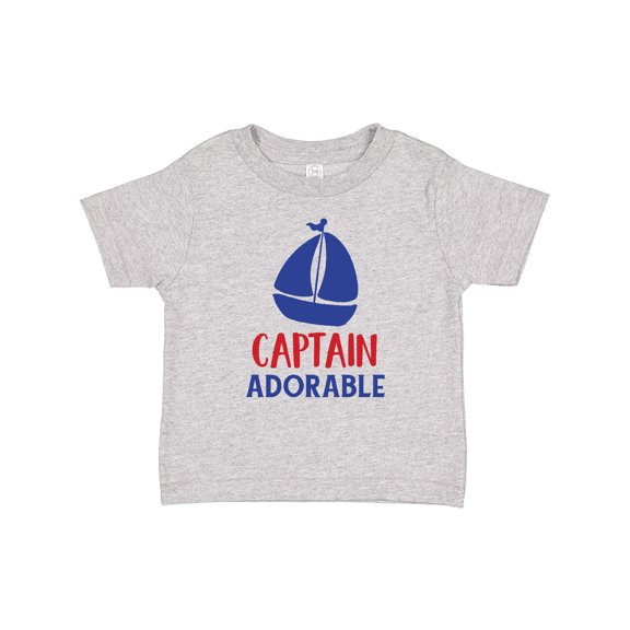 Inktastic Captain Adorable, Sailing Boat, Sailor, Sailing Boys Baby T-Shirt