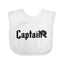 Inktastic Captain with pirate hat Boys or Girls Baby Bib