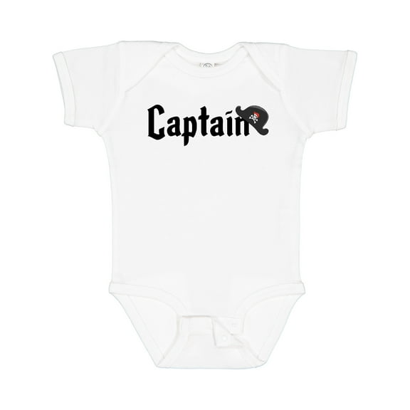 Inktastic Captain with pirate hat Boys or Girls Baby Bodysuit