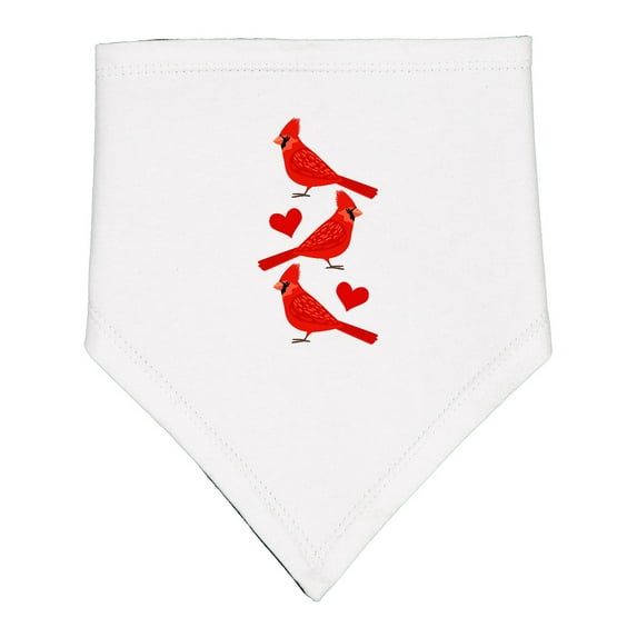 Inktastic Cardinal Cute Bird Watching Baby Bandana Bib