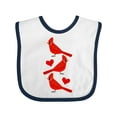 thumbnail image 1 of Inktastic Cardinal Cute Bird Watching Boys or Girls Baby Bib, 1 of 4