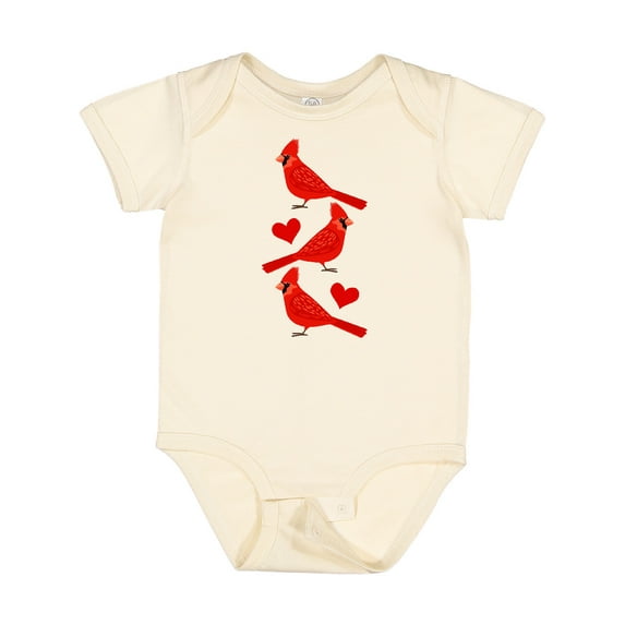 Inktastic Cardinal Cute Bird Watching Boys or Girls Baby Bodysuit