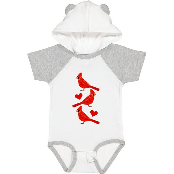 Inktastic Cardinal Cute Bird Watching Boys or Girls Baby Bodysuit