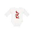 thumbnail image 1 of Inktastic Cardinal Cute Bird Watching Boys or Girls Long Sleeve Baby Bodysuit, 1 of 5