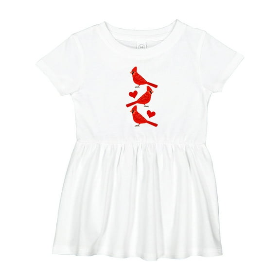 Inktastic Cardinal Cute Bird Watching Girls Baby Dress