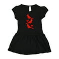 thumbnail image 1 of Inktastic Cardinal Cute Bird Watching Girls Baby Dress, 1 of 5