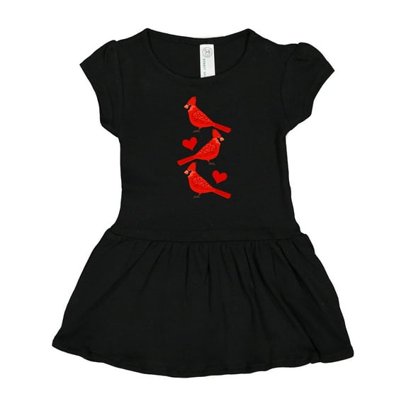 Inktastic Cardinal Cute Bird Watching Girls Baby Dress