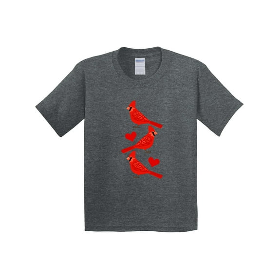 Inktastic Cardinal Cute Bird Watching Youth T-Shirt