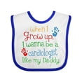 thumbnail image 1 of Inktastic Cardiologist Like Daddy Boys or Girls Baby Bib, 1 of 4