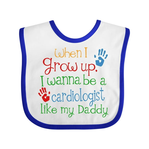 Inktastic Cardiologist Like Daddy Boys or Girls Baby Bib