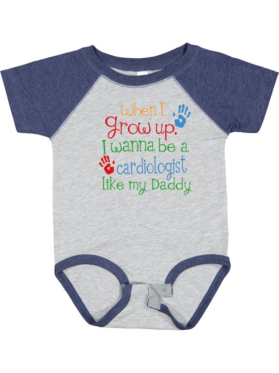 Inktastic Cardiologist Like Daddy Boys or Girls Baby Bodysuit