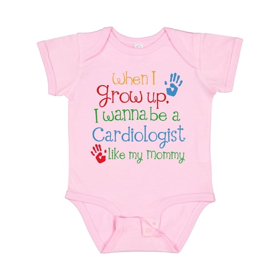 Inktastic Cardiologist Like Mommy Boys or Girls Baby Bodysuit