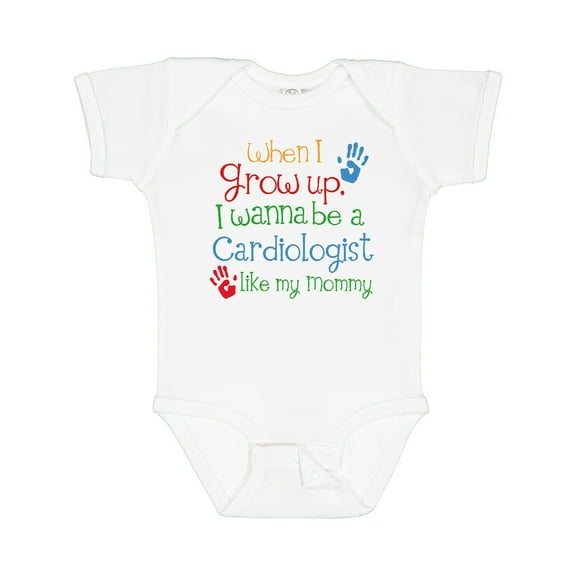 Inktastic Cardiologist Like Mommy Boys or Girls Baby Bodysuit