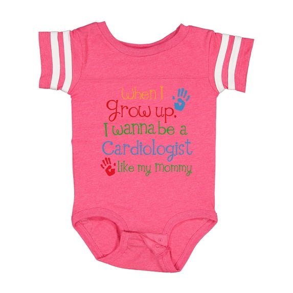 Inktastic Cardiologist Like Mommy Boys or Girls Baby Bodysuit