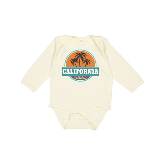 Inktastic Carlsbad California Boys or Girls Long Sleeve Baby Bodysuit