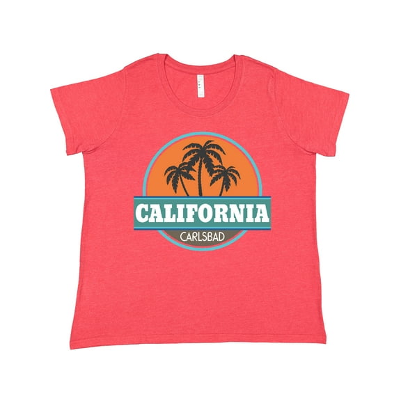 Inktastic Carlsbad California Women's Plus Size T-Shirt