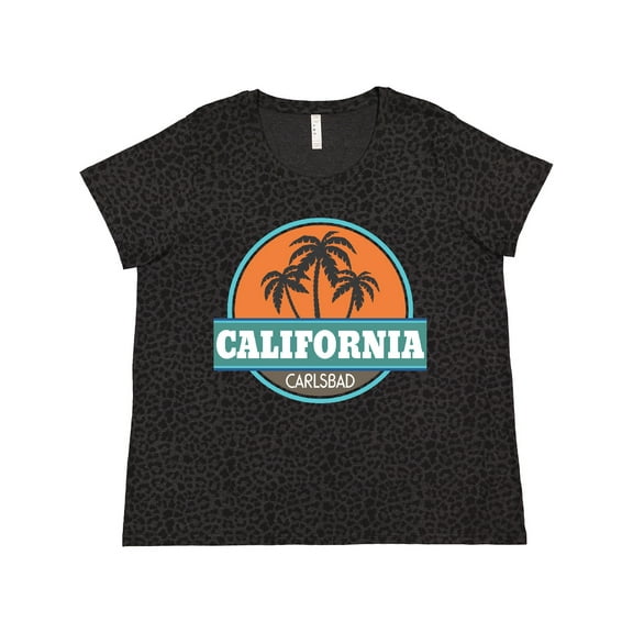 Inktastic Carlsbad California Women's Plus Size T-Shirt