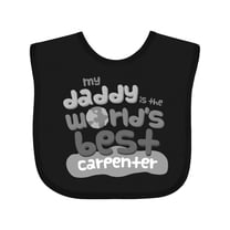 Inktastic Carpenter Daddy for Son Boys Baby Bib