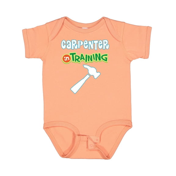 Inktastic Carpenter in Training Boys or Girls Baby Bodysuit