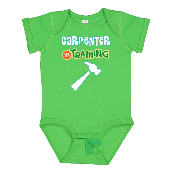 Inktastic Carpenter in Training Boys or Girls Baby Bodysuit