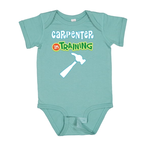 Inktastic Carpenter in Training Boys or Girls Baby Bodysuit