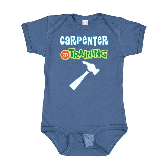 Inktastic Carpenter in Training Boys or Girls Baby Bodysuit