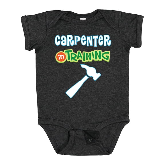 Inktastic Carpenter in Training Boys or Girls Baby Bodysuit
