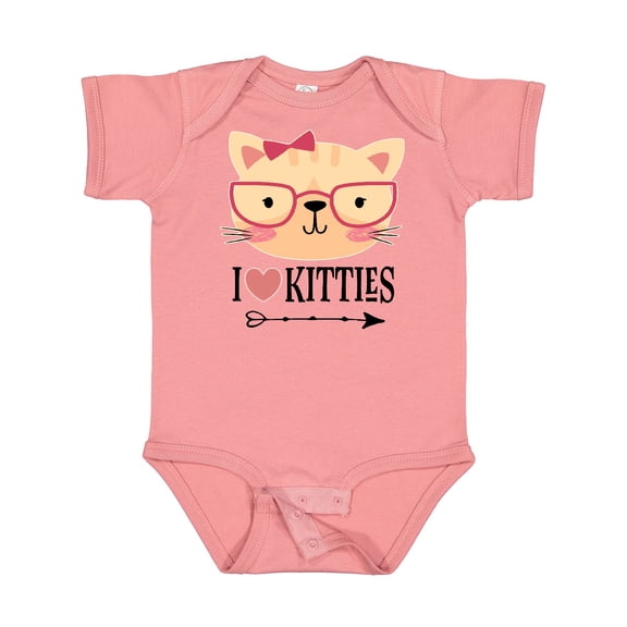 Inktastic Cat Lover I Love Kitties Girls Baby Bodysuit