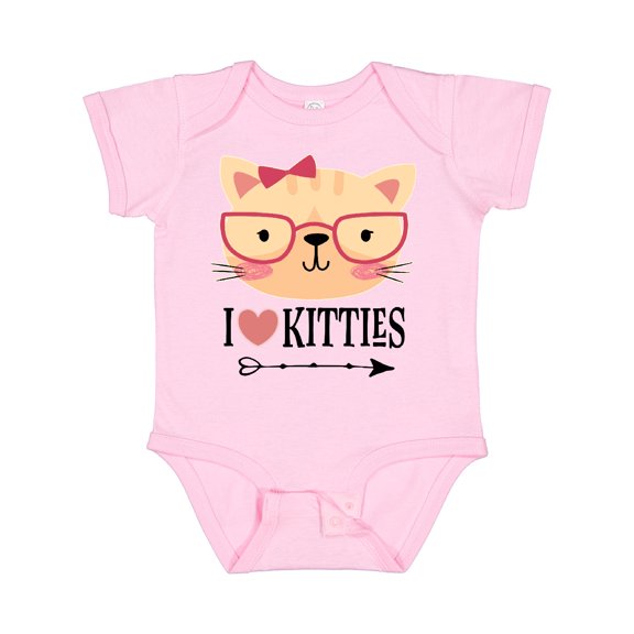 Inktastic Cat Lover I Love Kitties Girls Baby Bodysuit