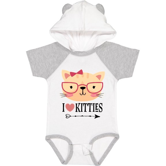 Inktastic Cat Lover I Love Kitties Girls Baby Bodysuit