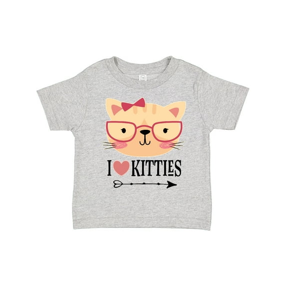 Inktastic Cat Lover I Love Kitties Girls Toddler T-Shirt