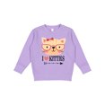 thumbnail image 1 of Inktastic Cat Lover I Love Kitties Toddler Sweatshirt, 1 of 4