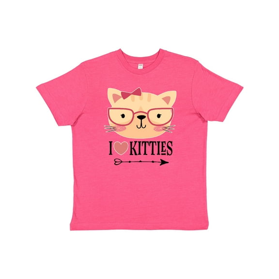 Inktastic Cat Lover I Love Kitties Youth T-Shirt