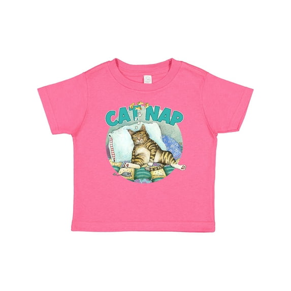 Inktastic Cat Nap Cute Sleeping Cat Boys or Girls Baby T-Shirt