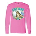 thumbnail image 1 of Inktastic Cat Nap Cute Sleeping Cat Long Sleeve T-Shirt, 1 of 5