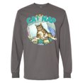 thumbnail image 1 of Inktastic Cat Nap Cute Sleeping Cat Long Sleeve T-Shirt, 1 of 5