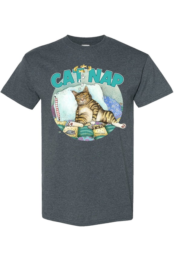 Cat Nap Cute Sleeping Cat T-Shirt