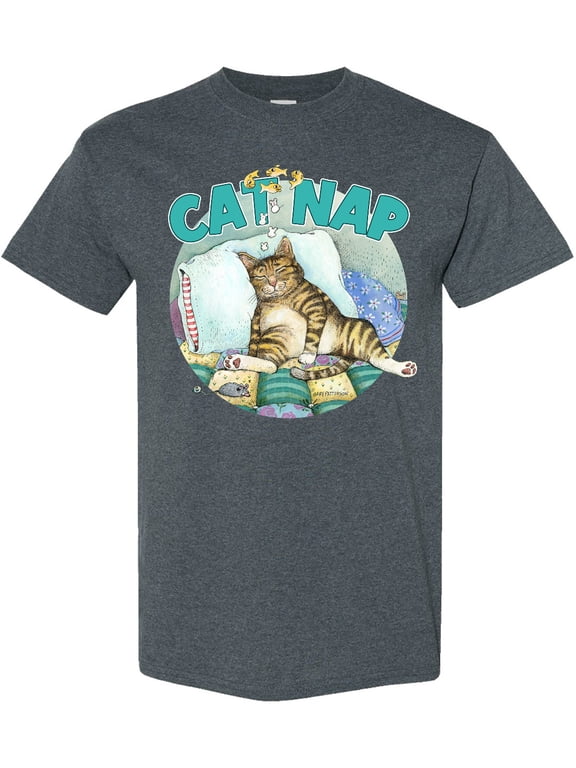 Cat Nap Cute Sleeping Cat T-Shirt