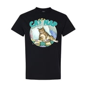Cat Nap Cute Sleeping Cat T-Shirt