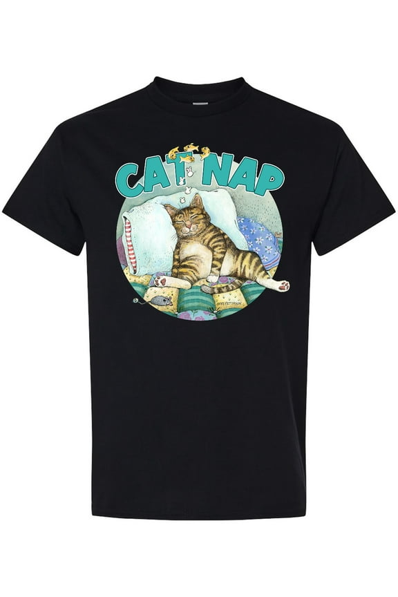 Cat Nap Cute Sleeping Cat T-Shirt