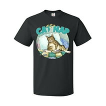 Inktastic Cat Nap Cute Sleeping Cat T-Shirt