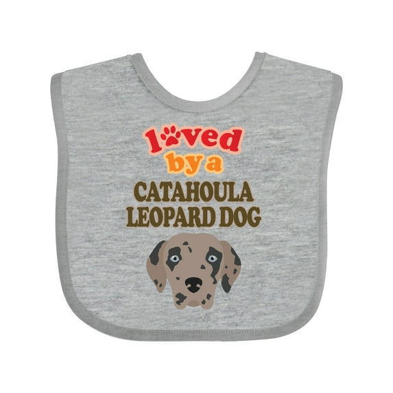Inktastic Catahoula Leopard Dog Gift Boys or Girls Baby Bib