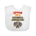thumbnail image 1 of Inktastic Catahoula Leopard Dog Gift Boys or Girls Baby Bib, 1 of 4