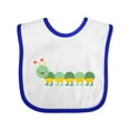 thumbnail image 1 of Inktastic Caterpillar 3 Boys or Girls Baby Bib, 1 of 4