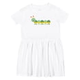 thumbnail image 1 of Inktastic Caterpillar 3 Girls Toddler Dress, 1 of 5