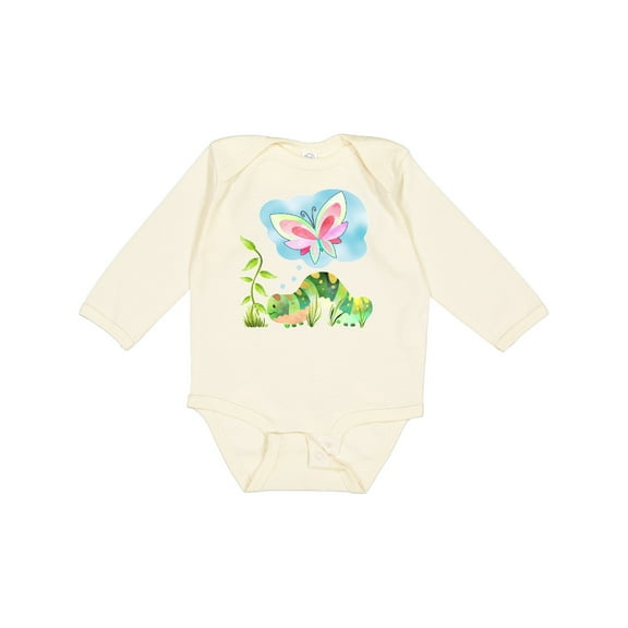 Inktastic Caterpillar's Dream Boys or Girls Long Sleeve Baby Bodysuit
